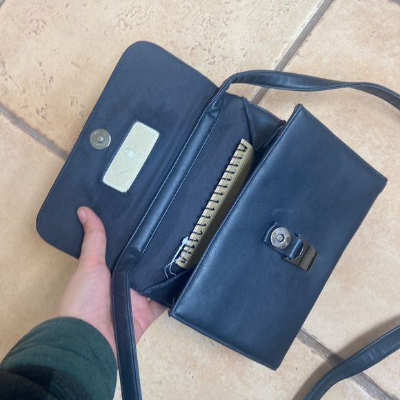 VTG 1999 Navy Blue Shoulder Bag - Picture 4 of 10